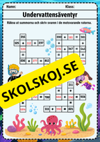 Korsord med addition