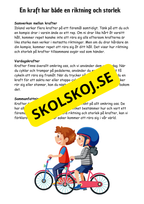 Krafter och rörelse - Årskurs 3 - 6