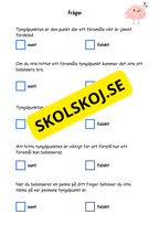 Krafter och rörelse - Årskurs 3 - 6