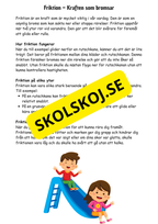 Krafter och rörelse - Årskurs 3 - 6
