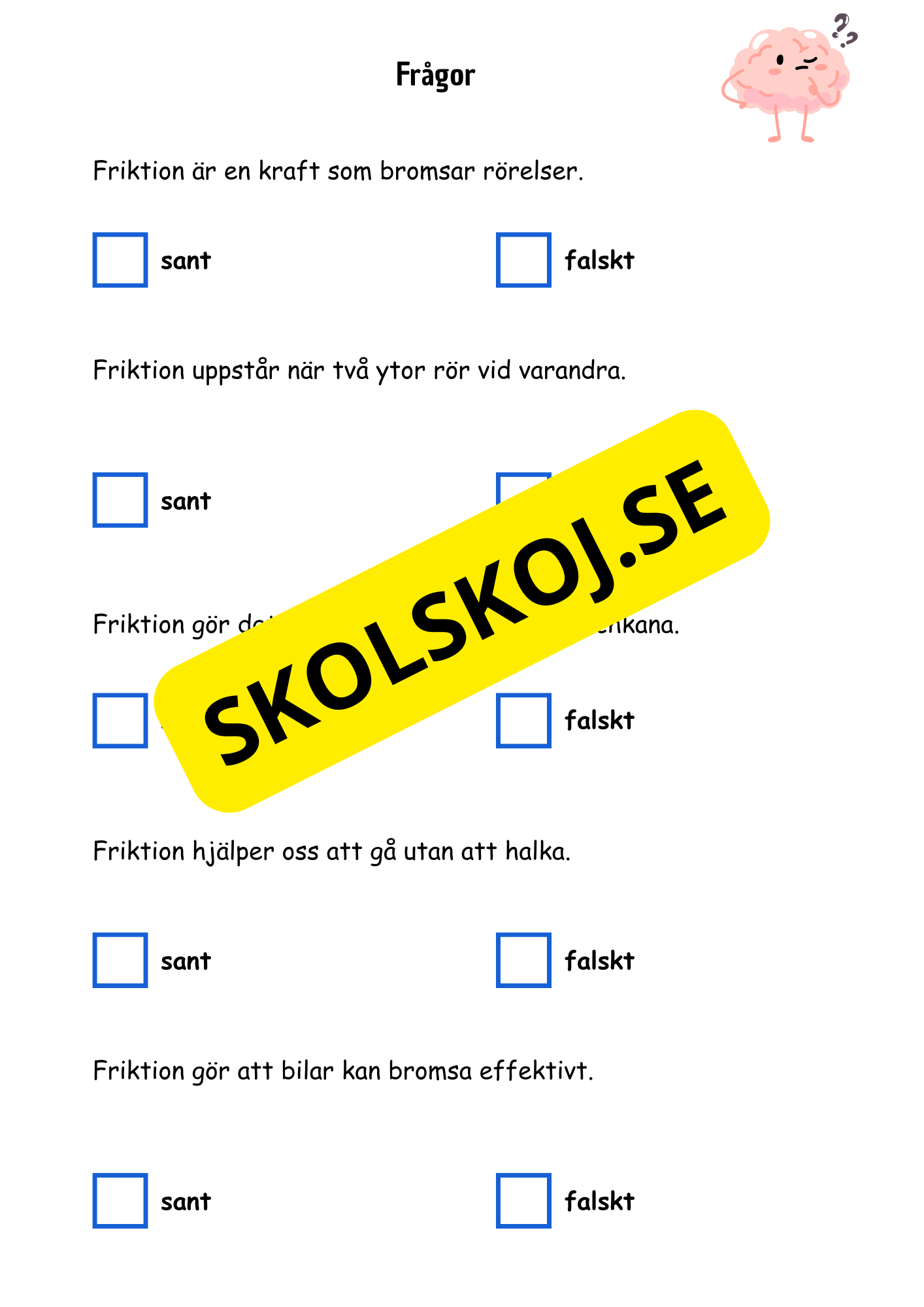 Krafter och rörelse - Årskurs 3 - 6