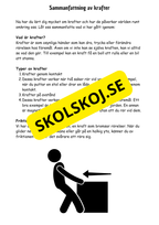 Krafter och rörelse - Årskurs 3 - 6