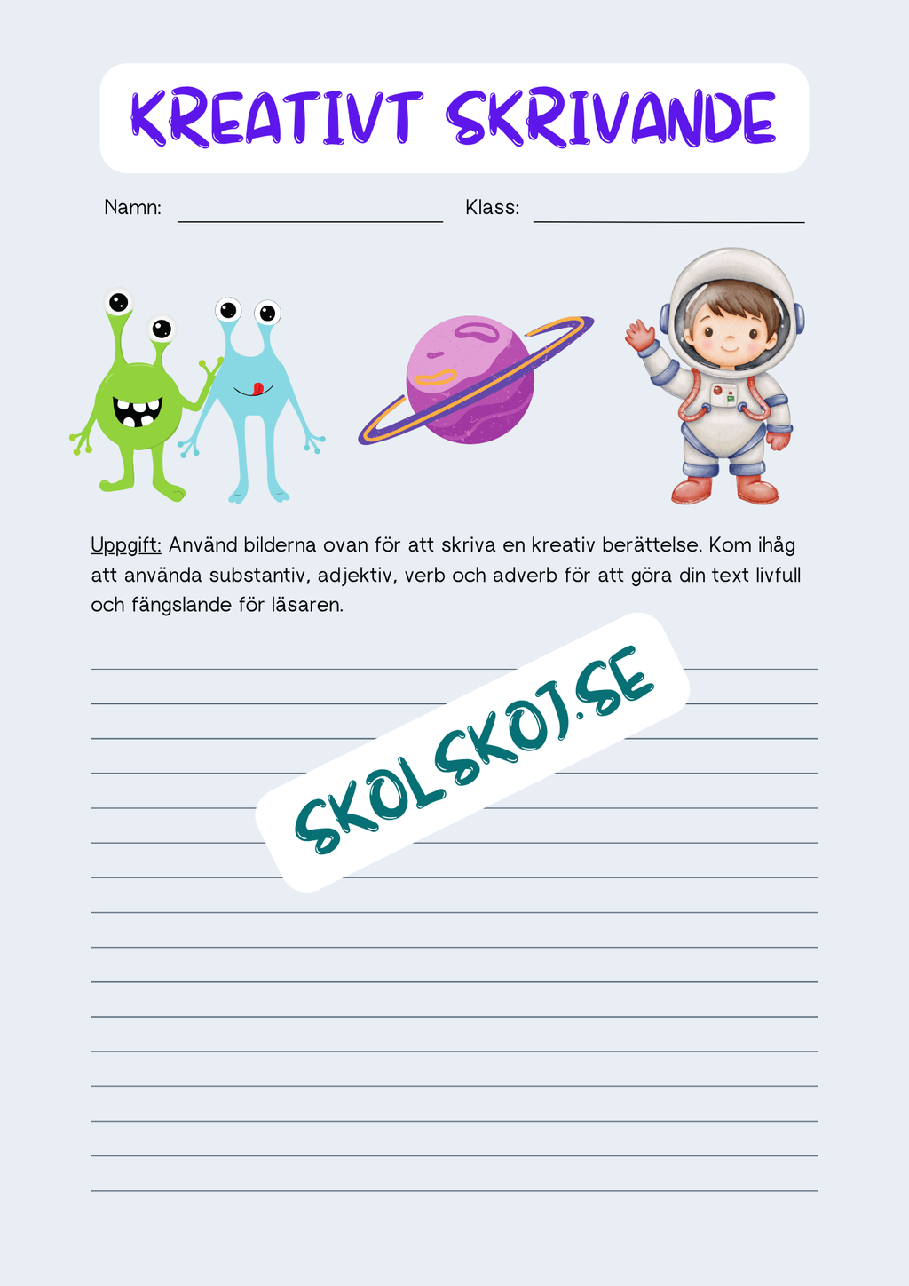 Kreativt skrivande för alla