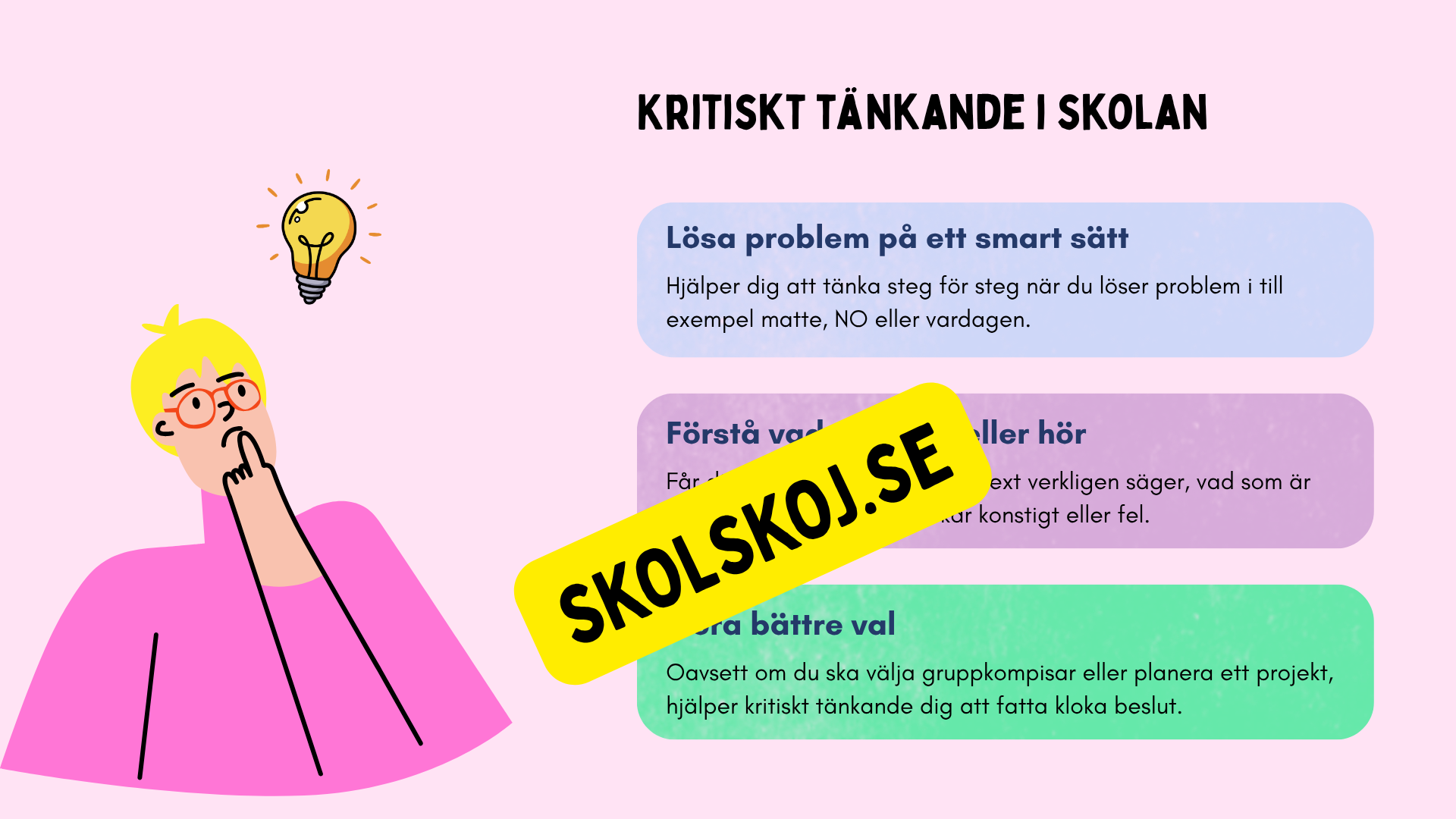 Kritisk tänkande - Presentation