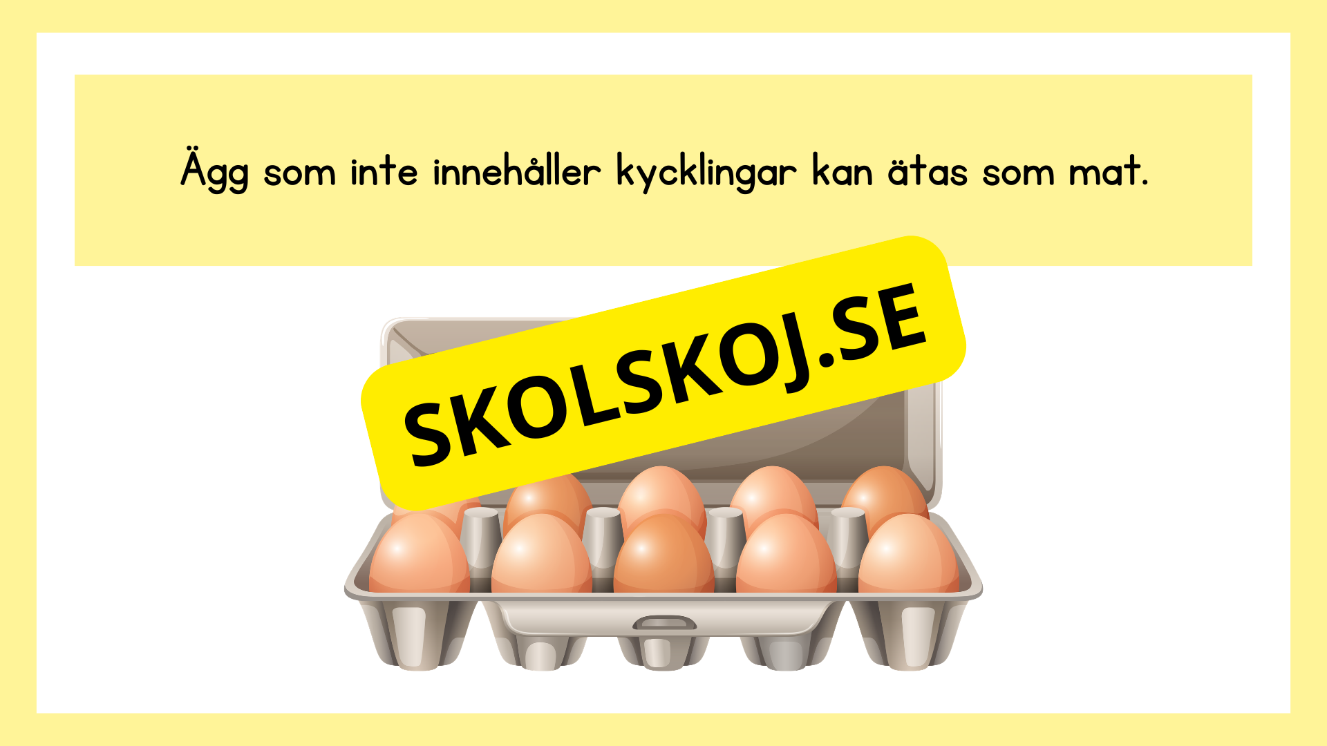 Kycklingens livscykel