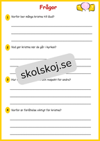 Kyrkan och dess betydelse - Årskurs 4 - 6