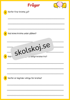 Kyrkan och dess betydelse - Årskurs 4 - 6