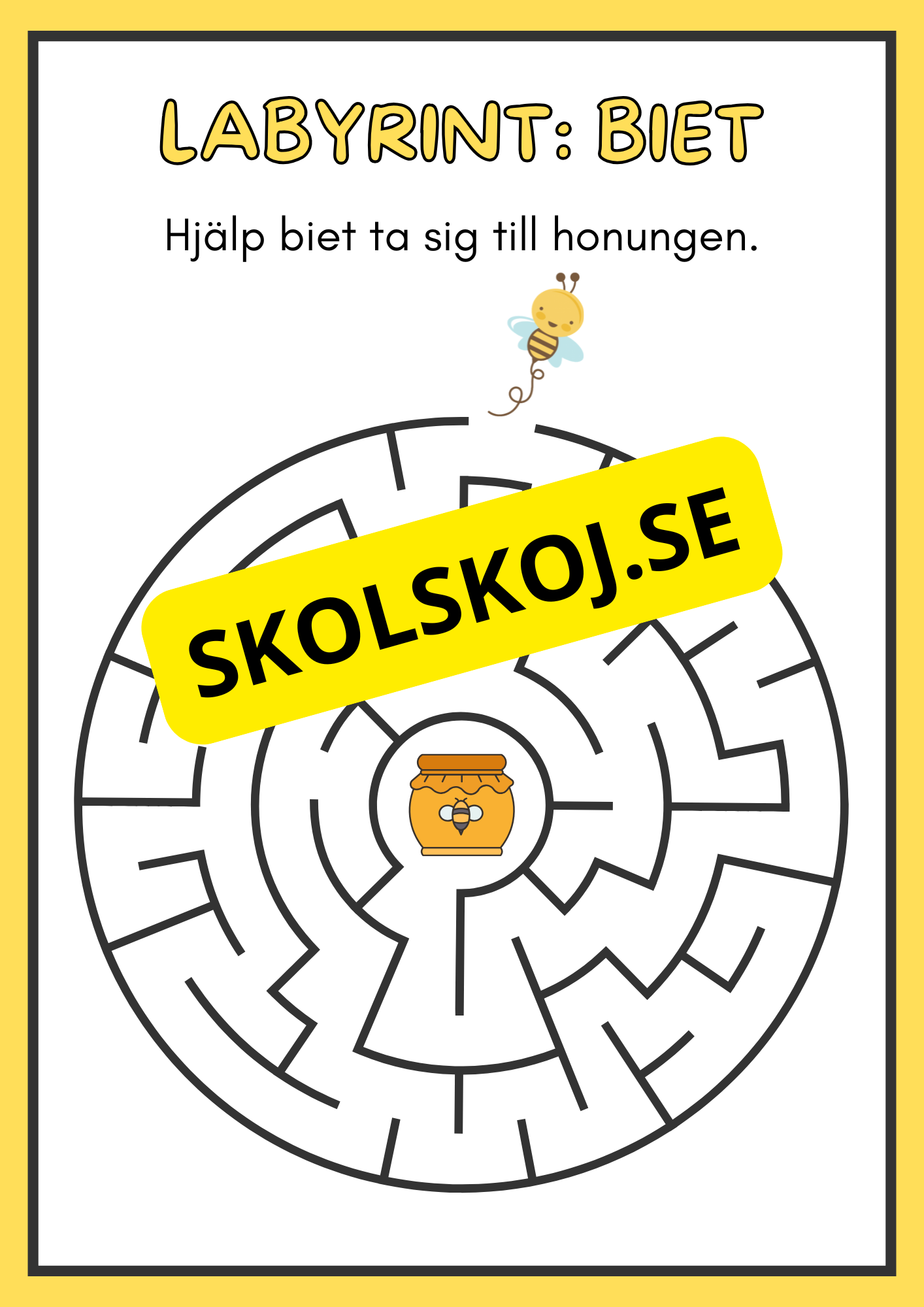 Labyrinter att skriva ut