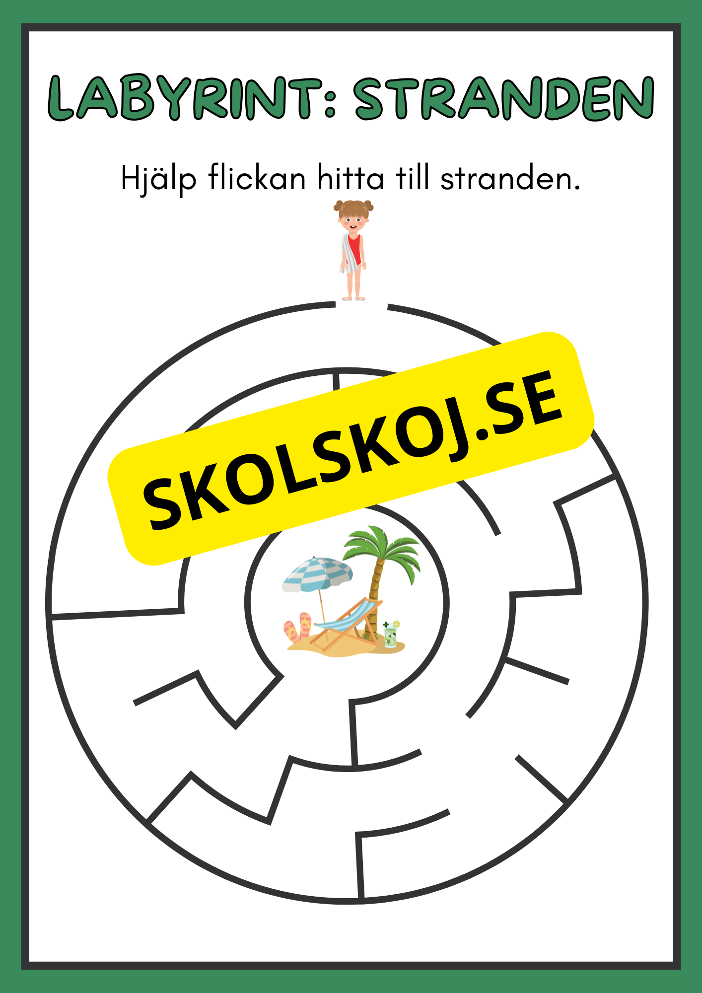 Labyrinter att skriva ut