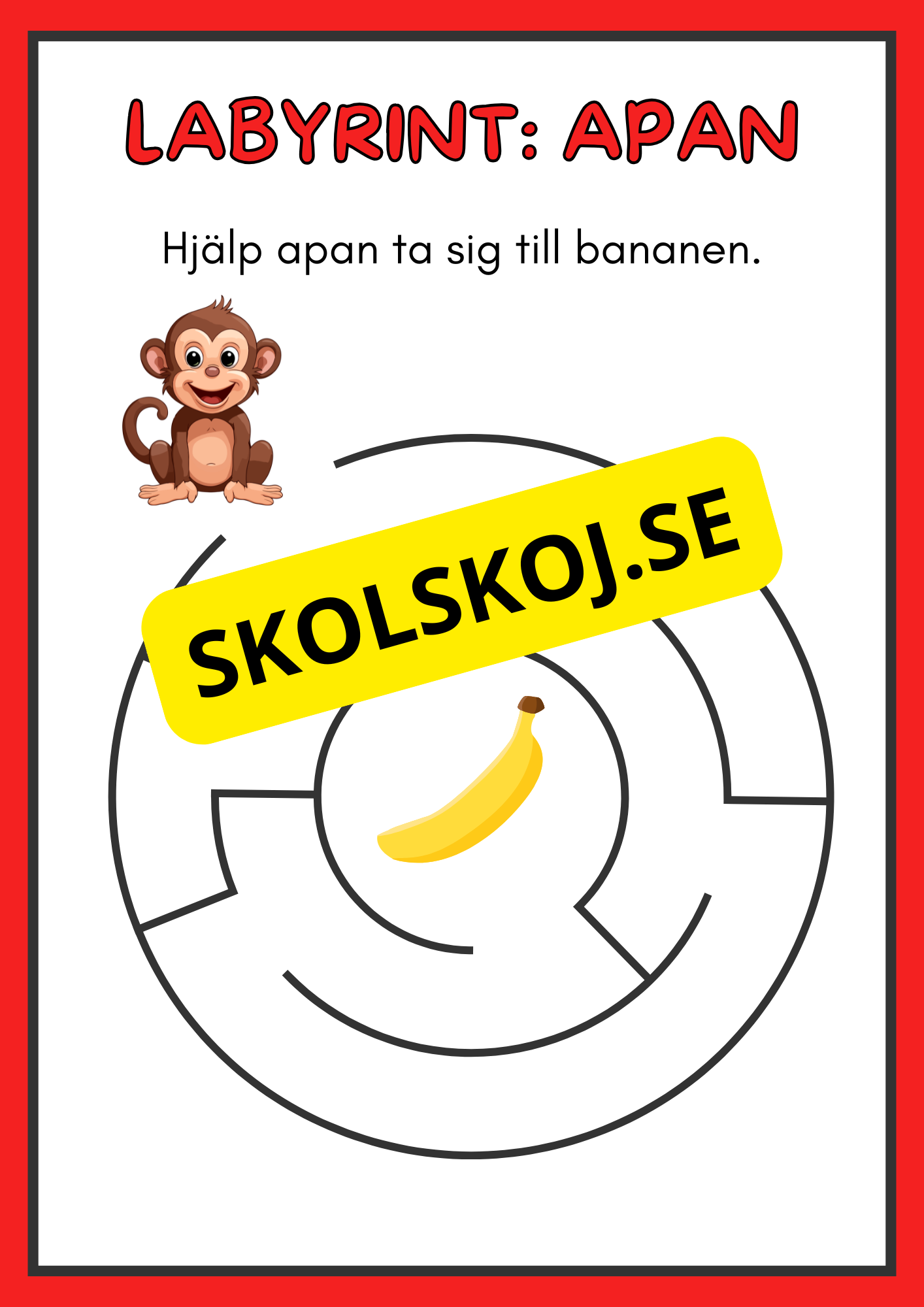 Labyrinter att skriva ut
