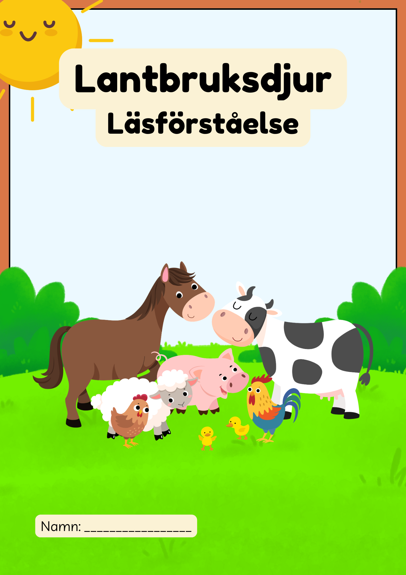 Lantbruksdjur - Läsförståelse