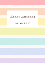 Lärarplanerare 2026-2027 - Häfte