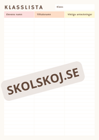 Lärarplanerare 2026-2027 - Häfte