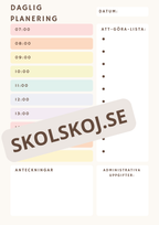 Lärarplanerare 2026-2027 - Häfte