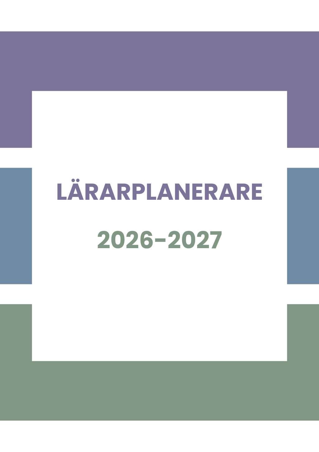 Lärarplanerare 2026–2027