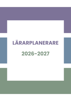 Lärarplanerare 2026–2027
