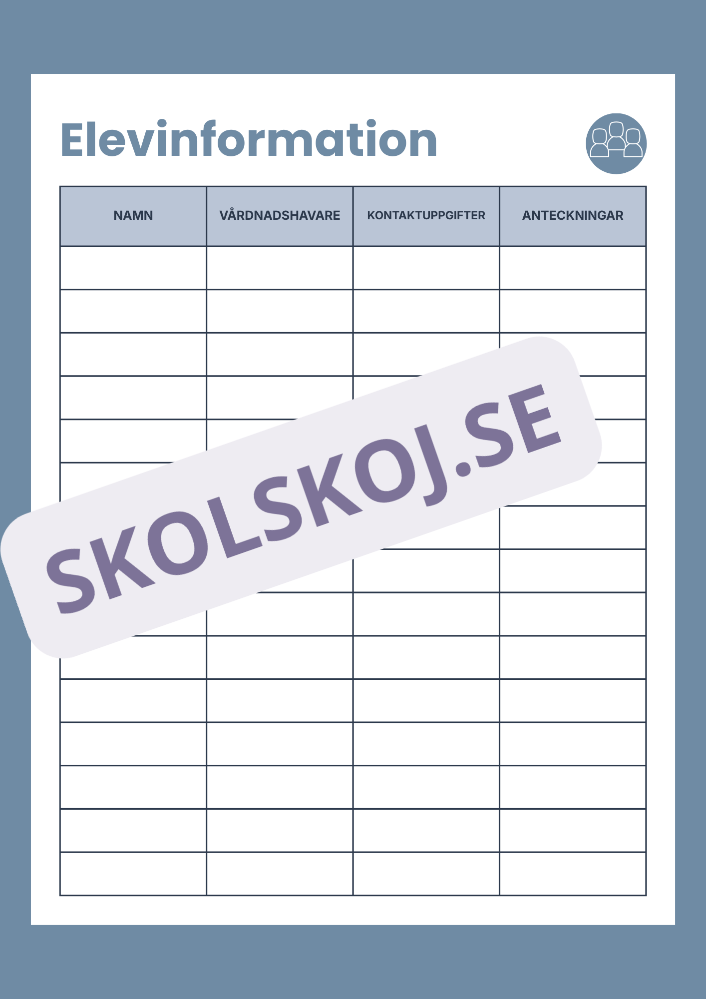 Lärarplanerare 2026–2027
