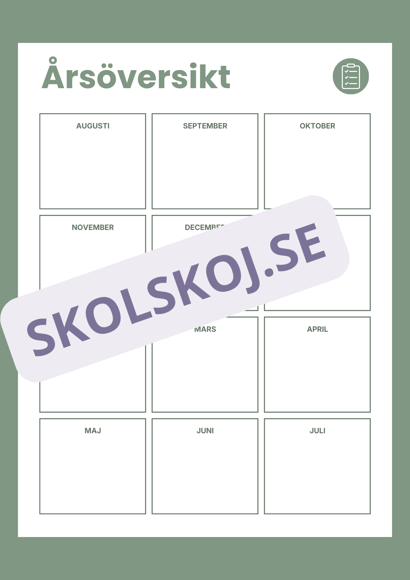 Lärarplanerare 2026–2027