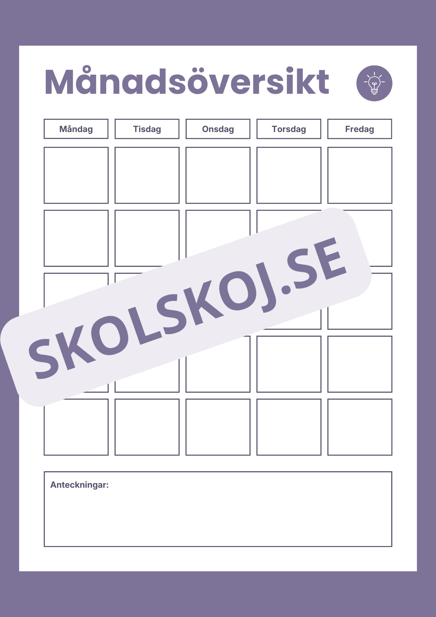 Lärarplanerare 2026–2027