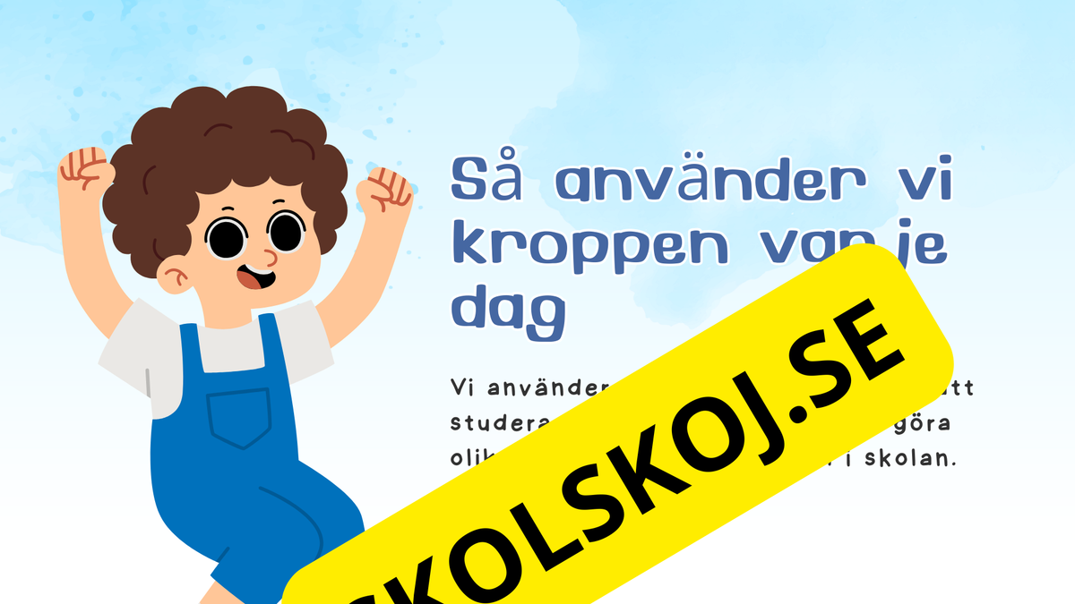 Lär dig om kroppsdelar - Presentation och frågor