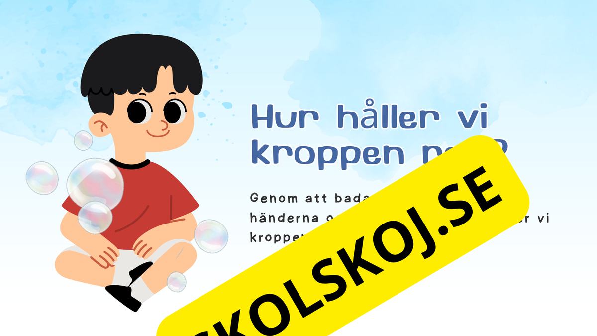 Lär dig om kroppsdelar - Presentation och frågor