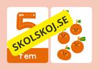 Lär dig siffrorna 1–10 – Matematikflashkort