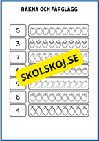 Lär dig siffror och tal 0 - 10