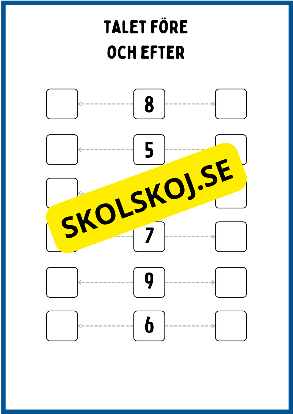 Lär dig siffror och tal 0 - 10