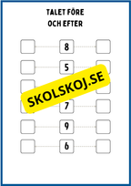 Lär dig siffror och tal 0 - 10