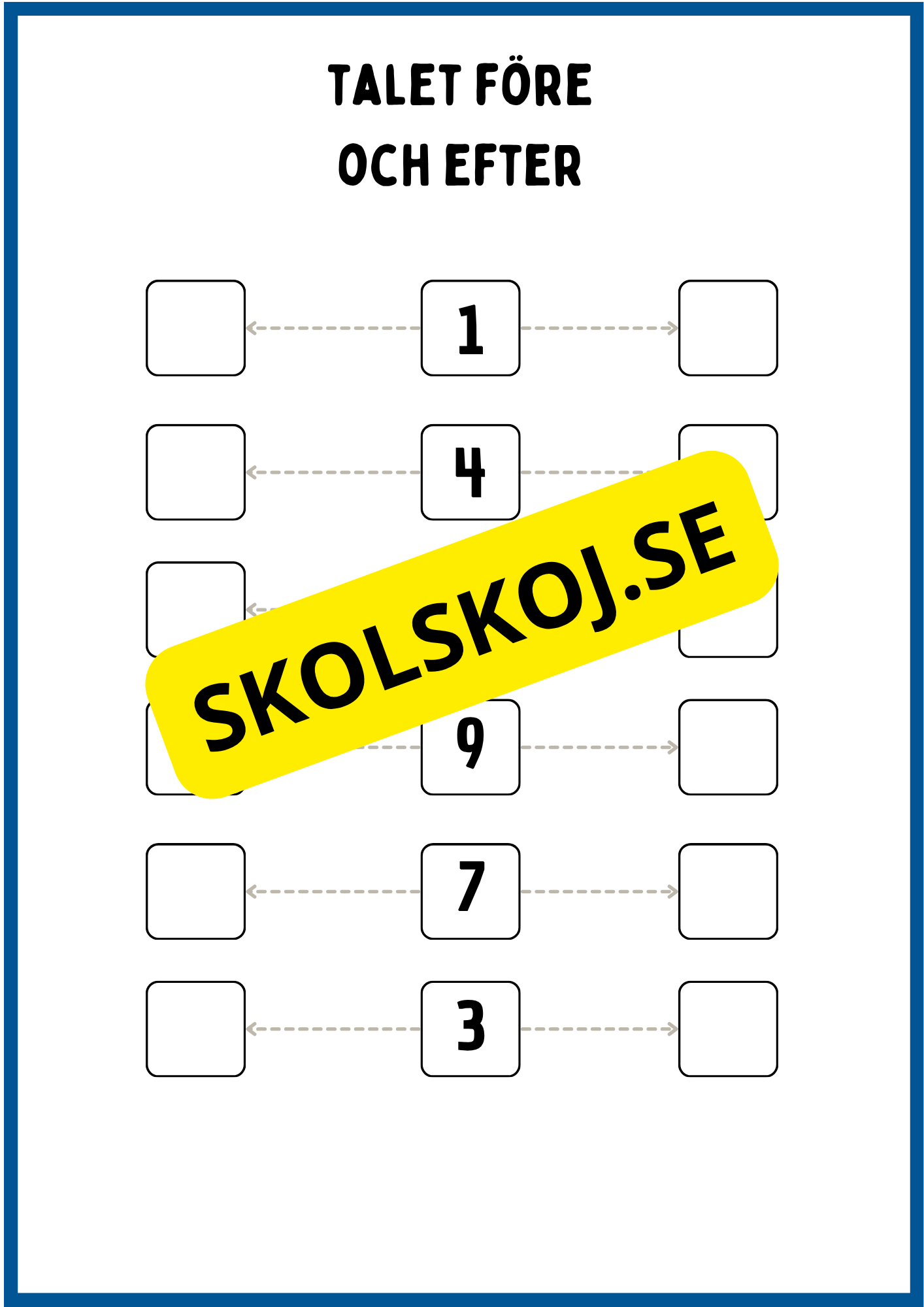 Lär dig siffror och tal 0 - 10
