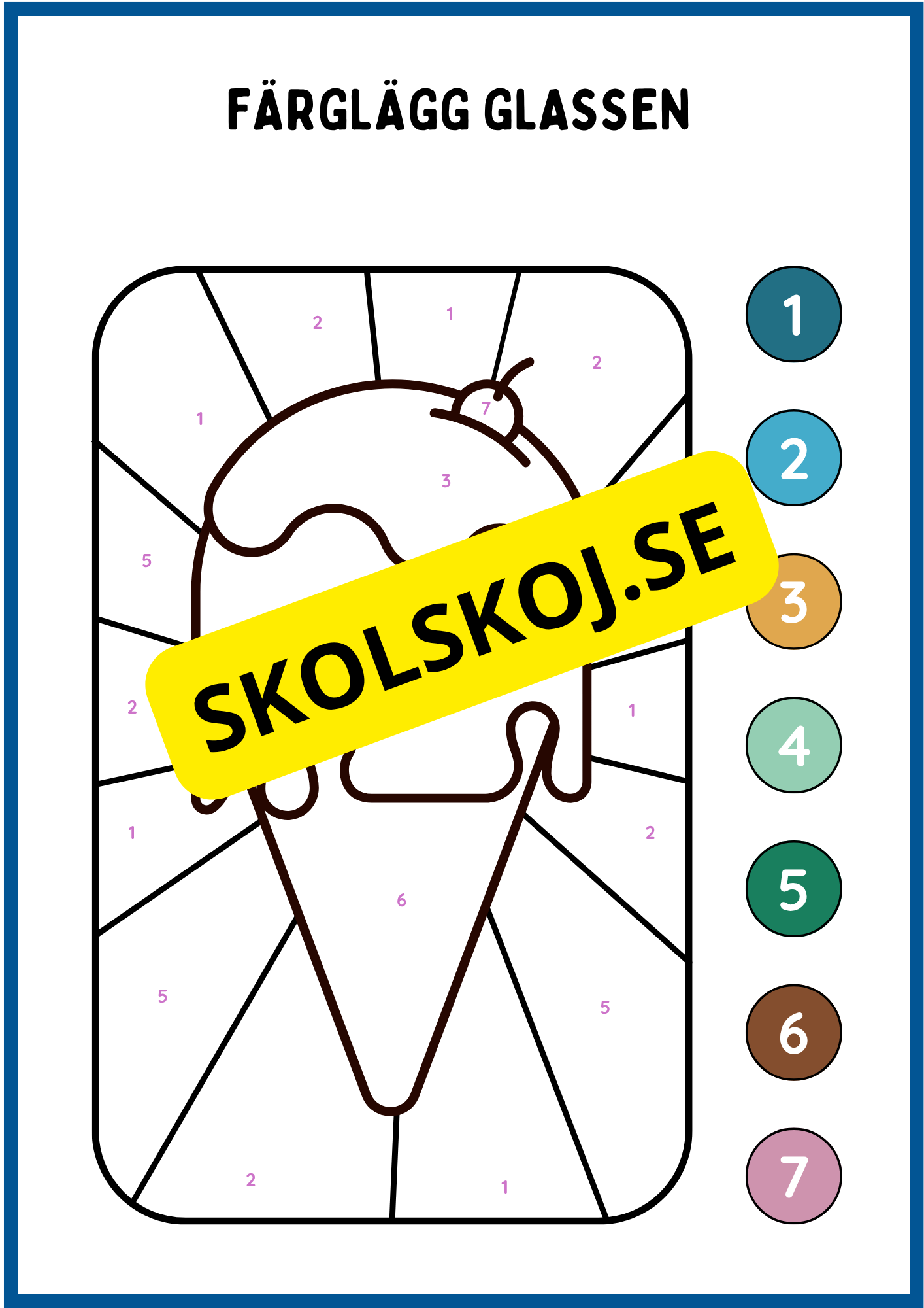 Lär dig siffror och tal 0 - 10