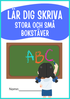 Lär dig skriva stora och små bokstäver