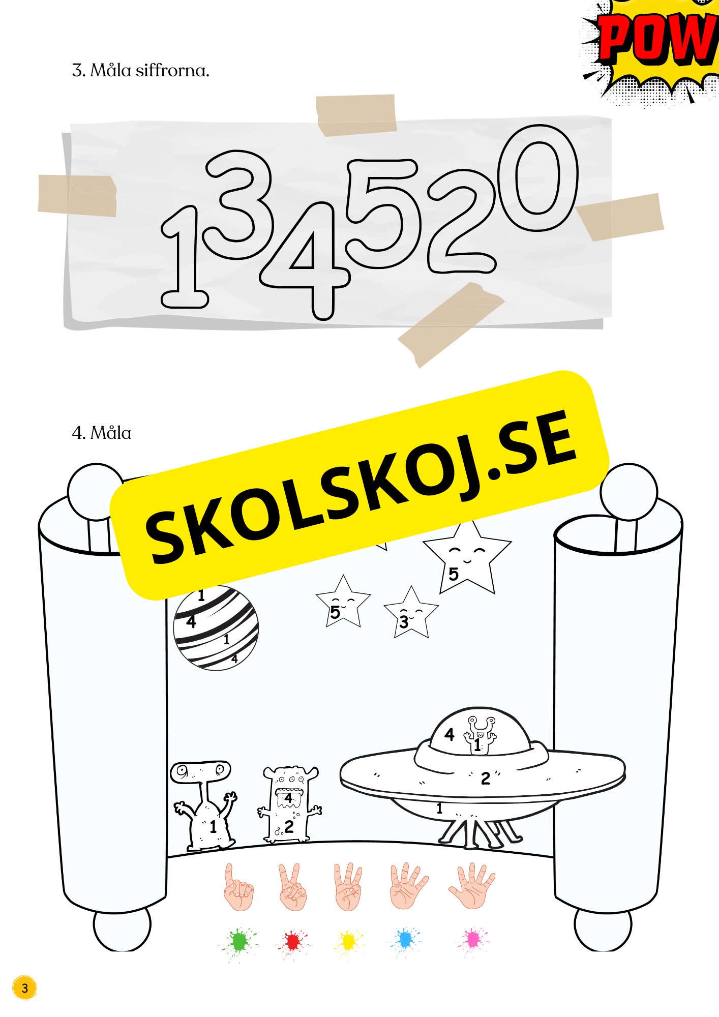 Lär känna talen 0 - 10