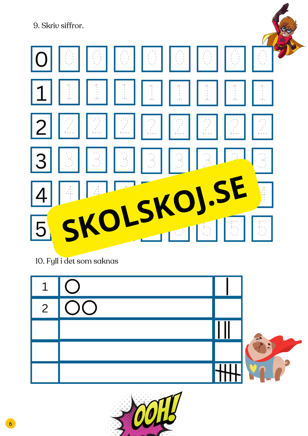 Lär känna talen 0 - 10