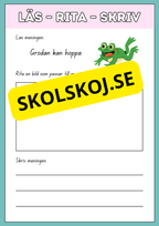 Läs, rita och skriv