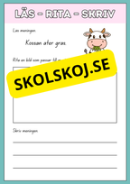 Läs, rita och skriv