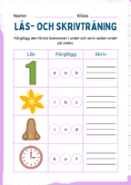 Läs- och skrivträning