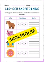Läs- och skrivträning
