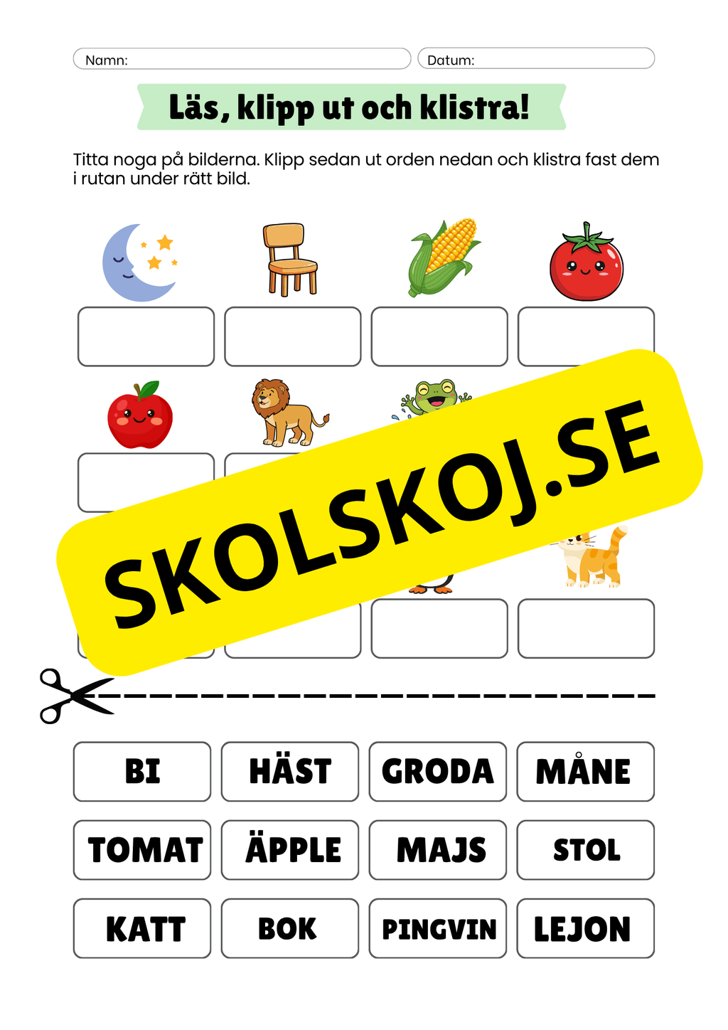 Läs, klipp ut och klistra!