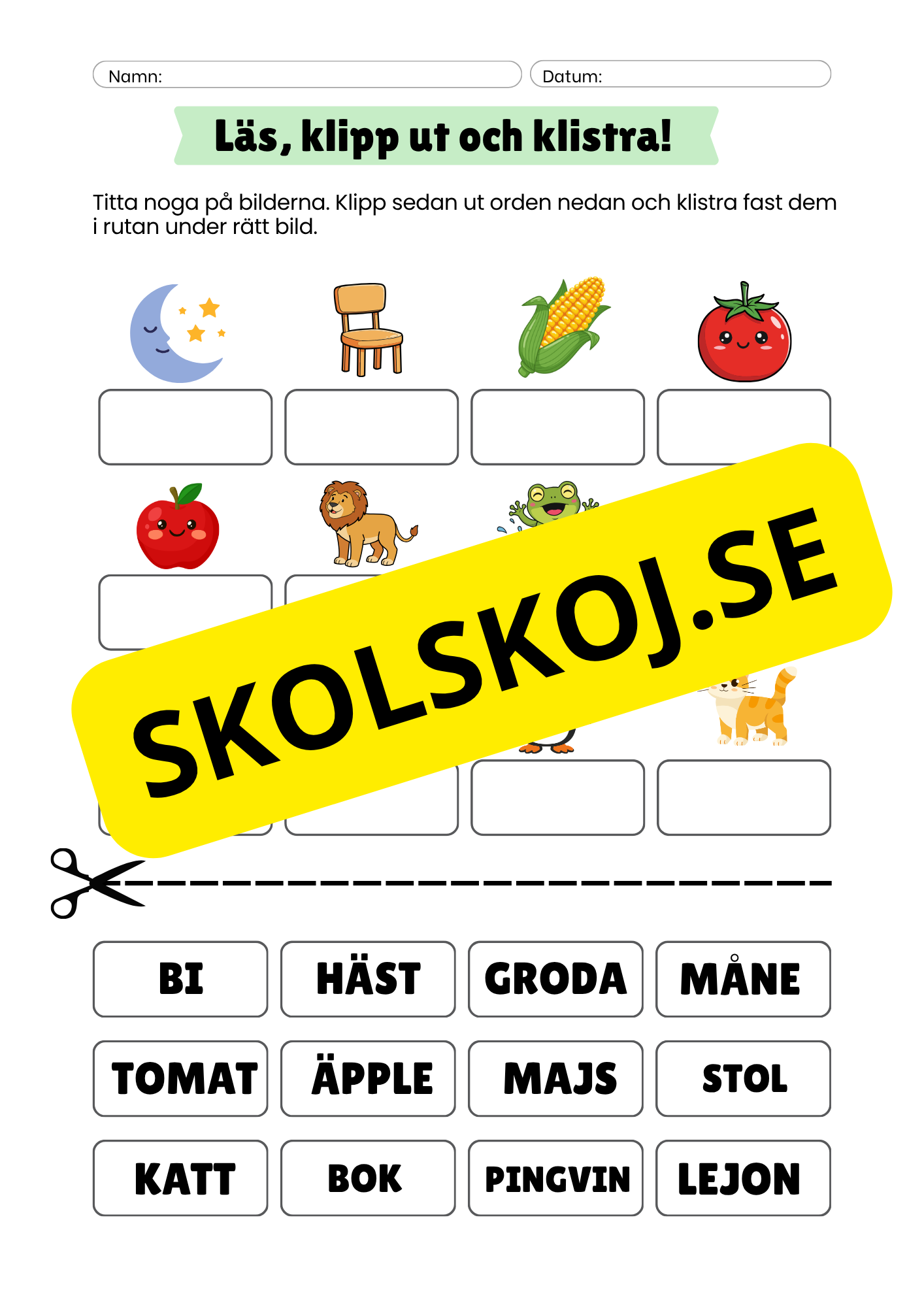 Läs, klipp ut och klistra!