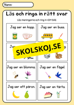 Läs, rita och färglägg - Häfte