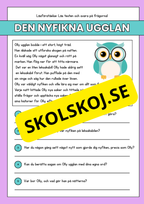 Läsförståelse - Djur- 14 texter