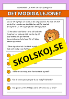 Läsförståelse - Djur- 14 texter
