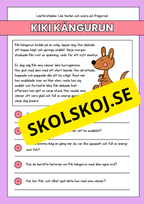 Läsförståelse - Djur- 14 texter