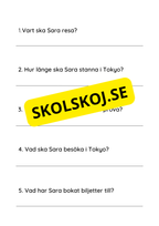 Läsförståelse - Enkel - Årskurs 2 - 3