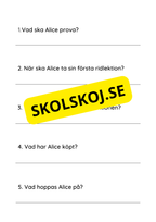 Läsförståelse - Enkel - Årskurs 2 - 3