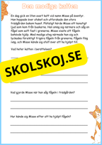 Läsförståelse - Årskurs 3 - 4 - Häfte