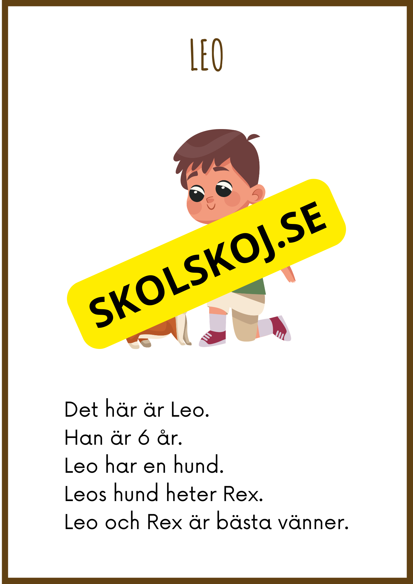 Läsförståelse - Enkel