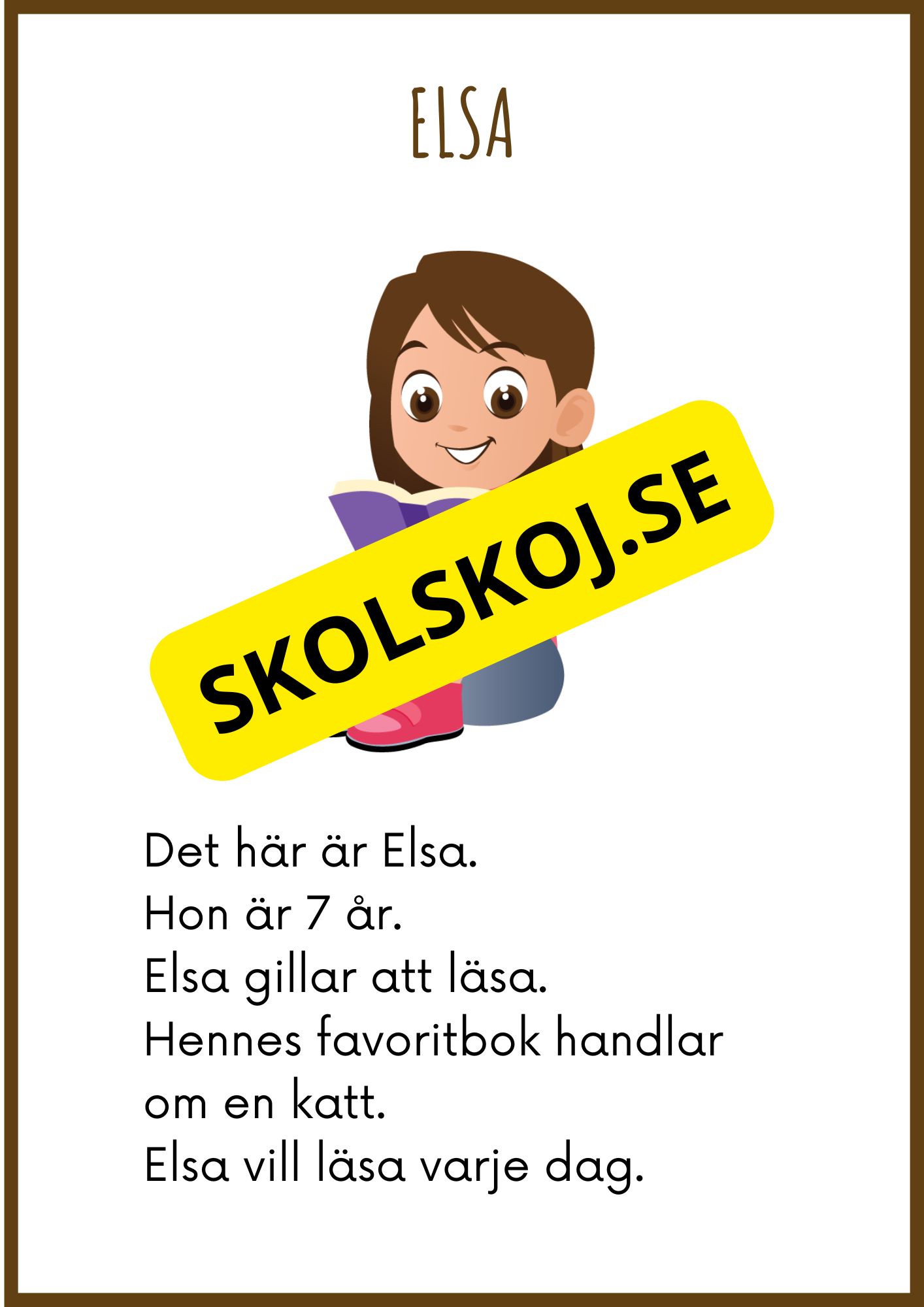 Läsförståelse - Enkel