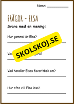 Läsförståelse - Enkel